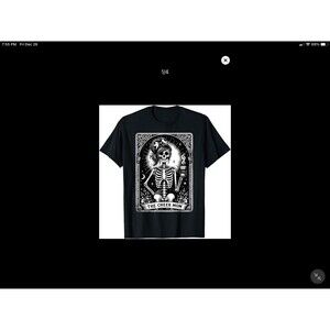 The Cheer Mom Funny tarot card girls Skelton t-shirt